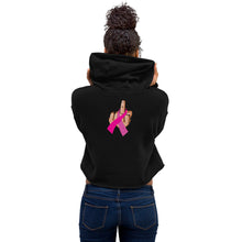 Womans F Cancer Crop Hoodie